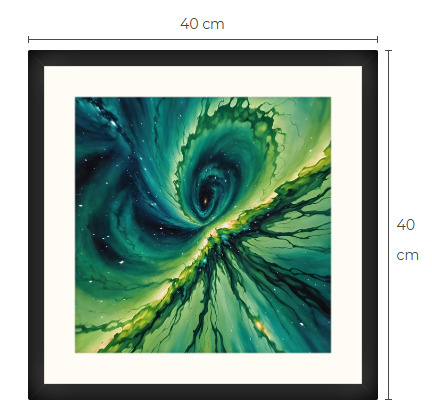Uusi galaxi Sci-Fi Science Fiction art print taulu