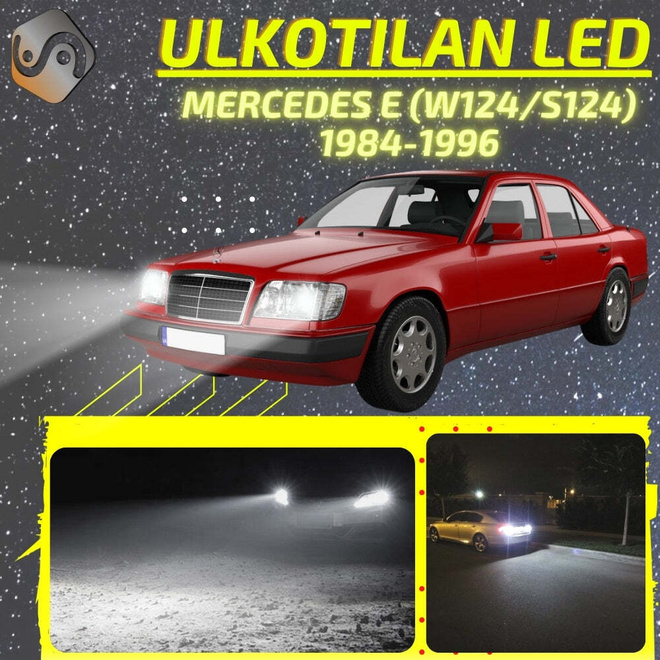 E (W124/S124) 1984-1996 Ulkoiset LED -valot