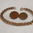 Vintage Amerikalainen Gold double rannekoru - pikkukuva 2