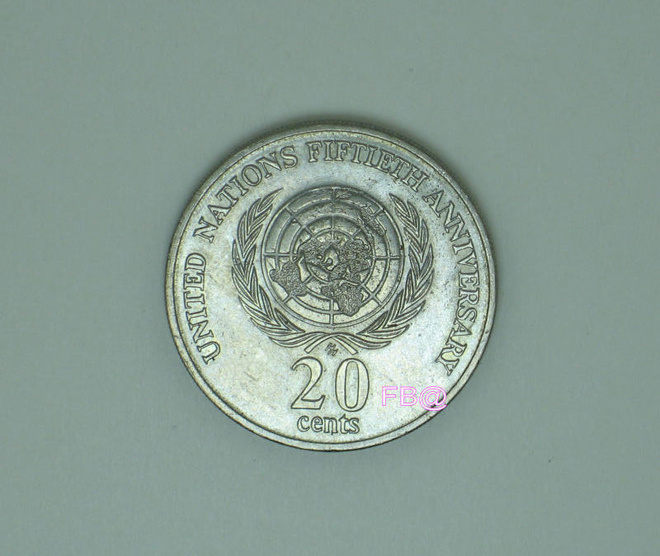 1995 Australia 20c Juhlakolikko, YK 50 vuotispäivä