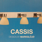 Seinävalaisin Cassis, 3lmp (chr-opal, bath, MarkSlöjd, uusi) - pikkukuva 5
