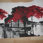Vallilan valmisverho 250 x 59cm Aurajoki erikoisväri - pikkukuva 2