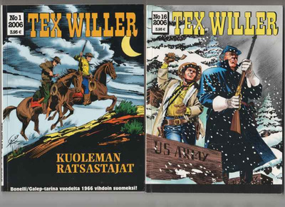 TEX WILLER , koko vuosikerta 2006 , 16 numeroa, K3