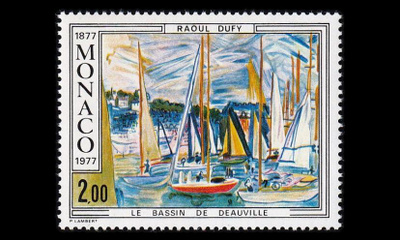 Monaco 1269 ** Taidemaalari Raoul Dufy (1977)