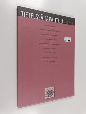 Tieteessä tapahtuu 4-5/2009