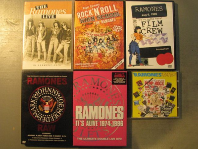 RAMONES KOKOELMA ( dvd +cd )