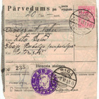 Latvia Mi 121 I bpostiosoitus, kotiinkanto pyydetty - pikkukuva 1