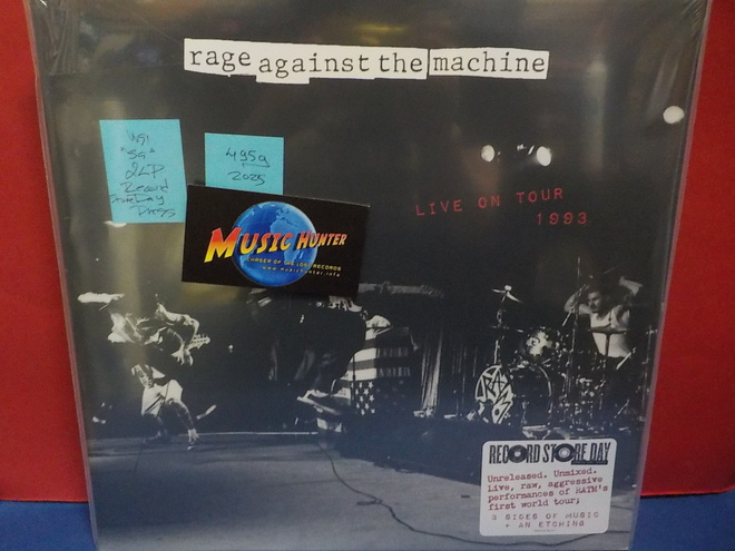 RAGE AGAINST THE MACHINE - LIVE ON TOUR 1993 UUSI "SS" 2LP