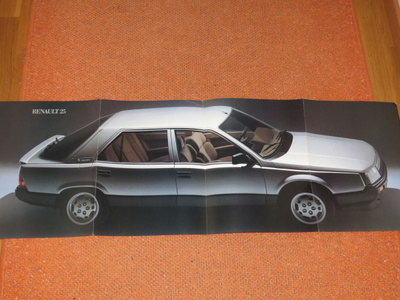 1985 Renault 25 esite - KUIN UUSI