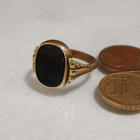 Antique vintage sormus pronssi - pikkukuva 2