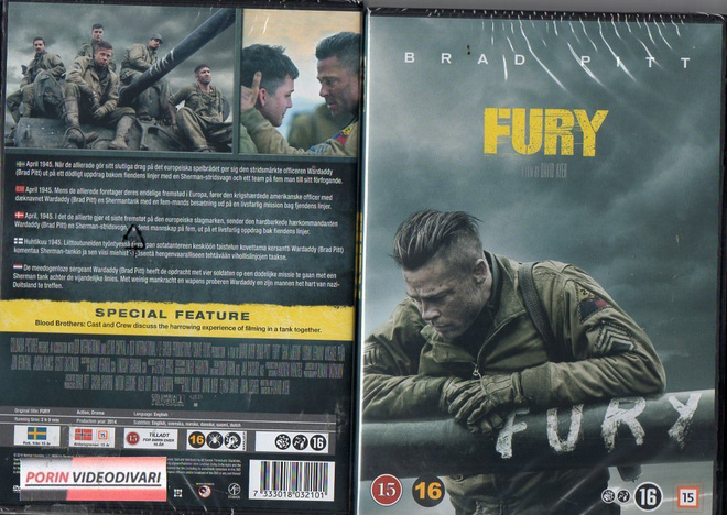 Fury	(11 957)	UUSI	-FI-	DVD			brad pitt	2014