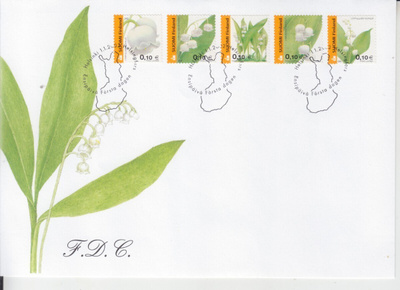 FDC 2002  0,1€  kukka