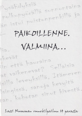 Jouni Tossavainen (toim.): Paikoillenne valmiina ...