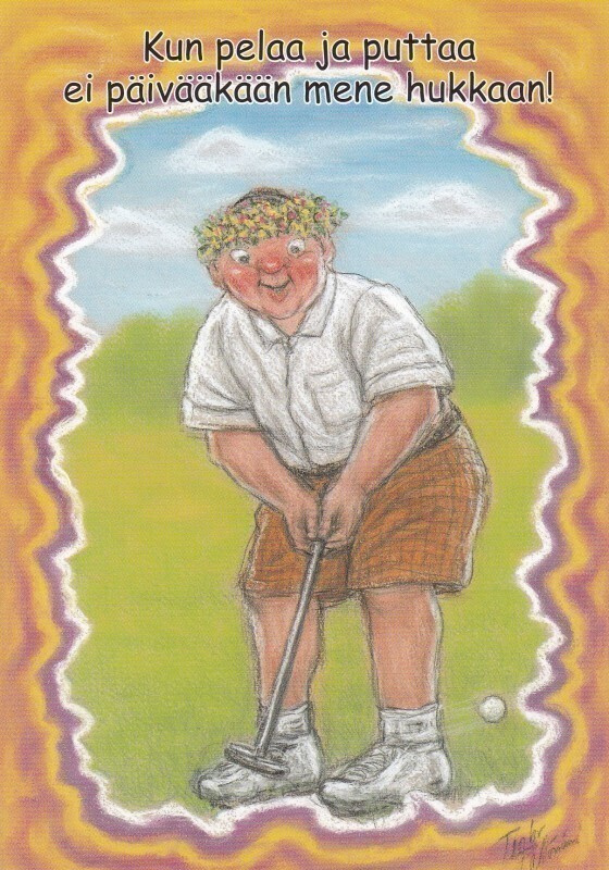 TERHO PELTONIEMI - GOLFARI PUTTAAMASSA
