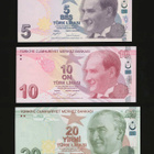 Turkki 5-200 Lirasi 2009, P222-P227, UNC - pikkukuva 2