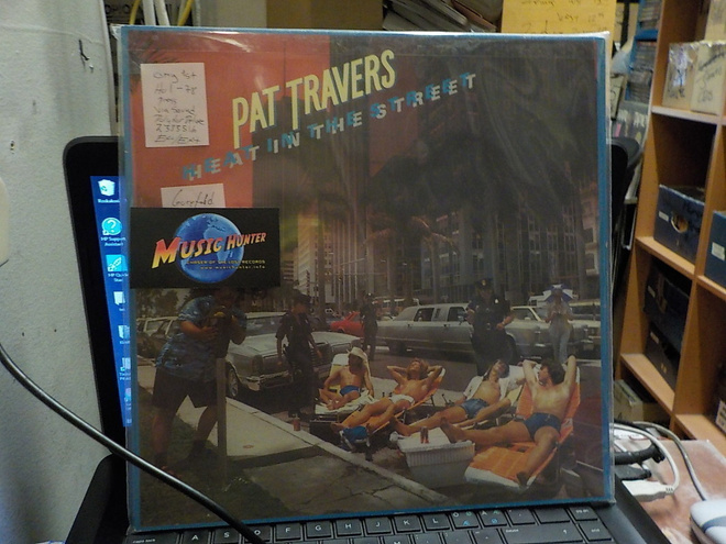 PAT TRAVERS - HEAT IN THE STREETS LP ORIG 1ST HOL-78 EX+/EX+