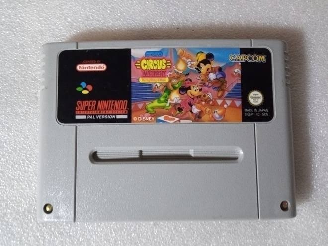 Snes The Great Circus Mystery Staring Mickey & Minnie