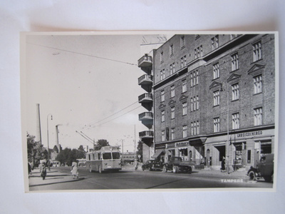VANHA Postikortti Tampere 1950-luku Alkup.Mallikappale
