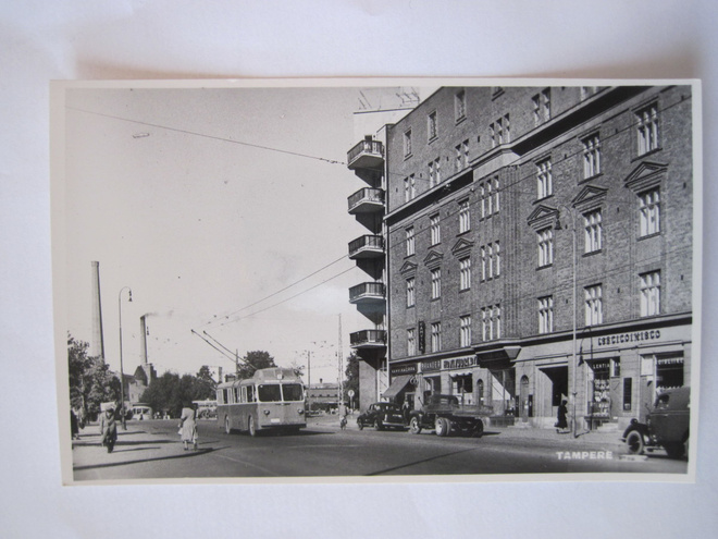 VANHA Postikortti Tampere 1950-luku Alkup.Mallikappale