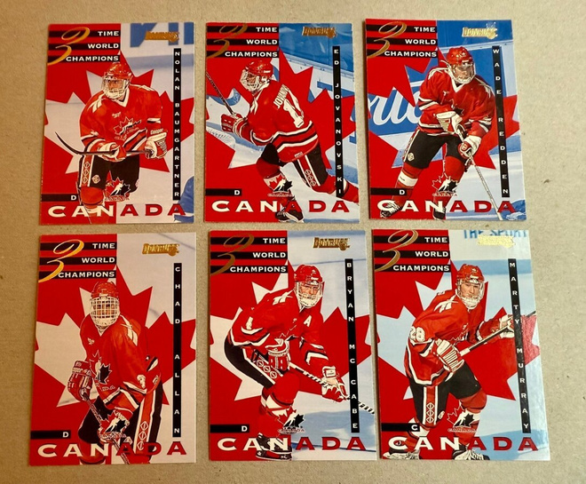 1995-96 Donruss Canadian World Junior Team: 6 korttia