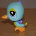 LITTLEST PET SHOP turkoosi KOLIBRI, LINTU #2144 - pikkukuva 2