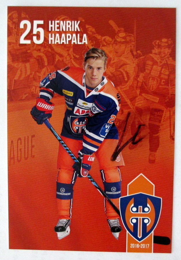 Henrik Haapala Tappara teamset kortti