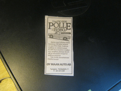 mainos FSO Polle
