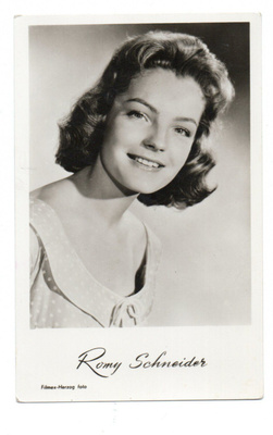 Vanha Postikortti Filmitähti ROMY SCHNEIDER 1938-1982