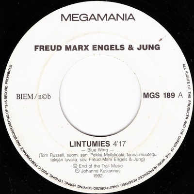 Freud Marx Engels & Jung : Lintumies - 7"