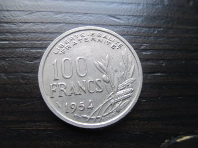 Ranska 100 francs 1954