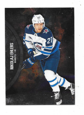 2021-22 Metal Universe #9 Nikolaj Ehlers , Winnipeg Jets