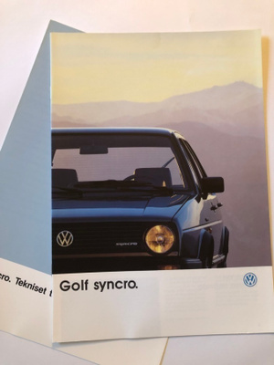 Myyntiesite - Volkswagen Golf Syncro - 1/1987