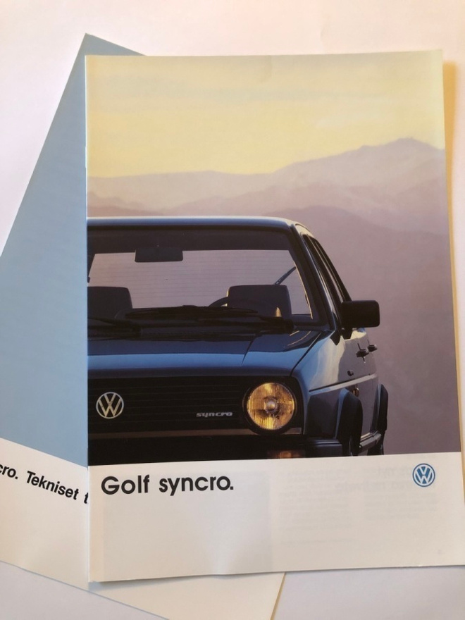 Myyntiesite - Volkswagen Golf Syncro - 1/1987
