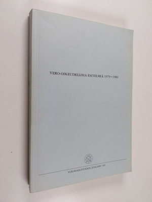 Vero-oikeudellisia esitelmiä 1979-1980