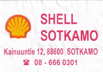 Sotkamo, SHELL  Sotkamo    6/10