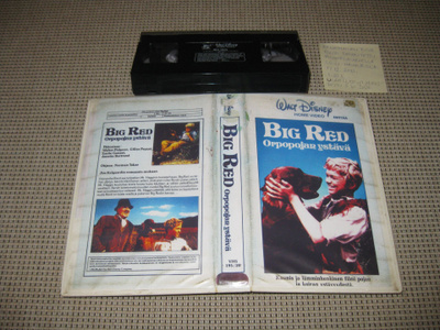 Big Red - Orpopojan Ystävä-VHS (FIx, Walt Disney Home Video)