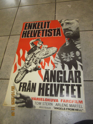 Alkuperäinen leffajuliste: Enkelit helvetistä (1968 / 1971)