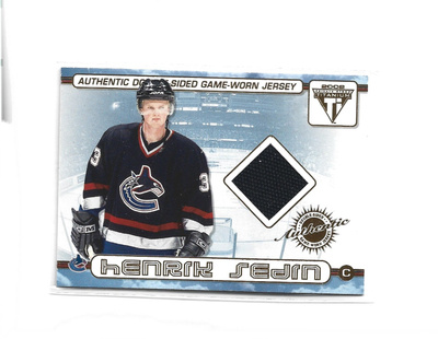 H. SEDIN / D. SEDIN - DOUBLE-SIDED GAME-JERSEY # 54