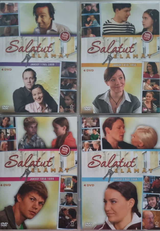 SALATUT ELÄMÄT, JAKSOT 1765-1944 DVD (16 DISC)