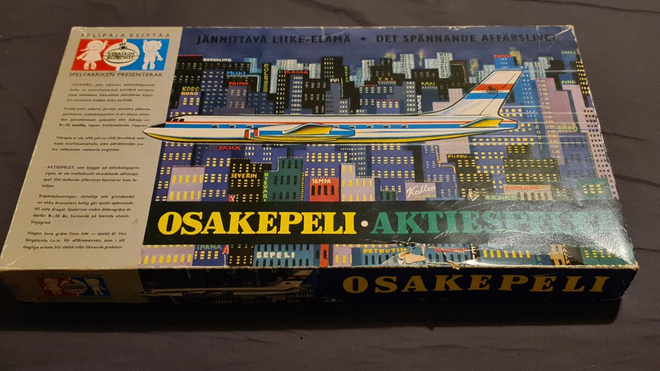 VINTAGE Lautapeli . Osakepeli  ( Kuvataide )