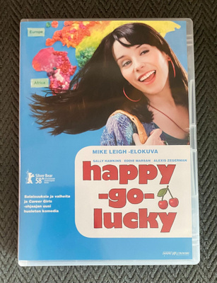 HAPPY-GO-LUCKY Mike Leigh DVD naarmuton