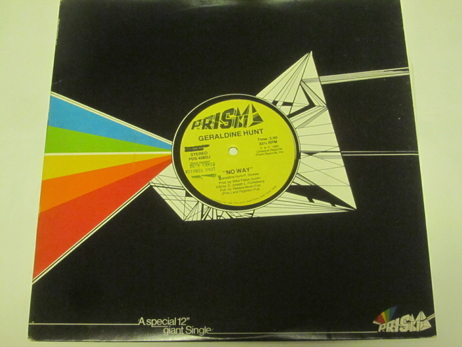 Geraldine Hunt: No Way  12" single  Promo   1980    Disco