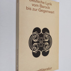 Gerhard Hay ym. : Deutsche Lyrik vom Barock bis zur Gegen... - pikkukuva 1