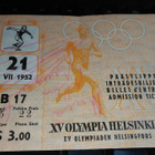 Helsinki 1952 Olympia Pääsylippu kiekonheitto 26/11 - pikkukuva 1