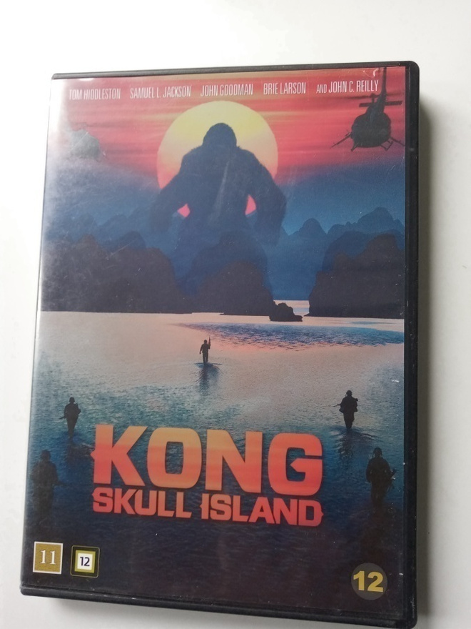 KONG Skull Island ( Kong pääkallosaari DVD ) Sis.postikulut