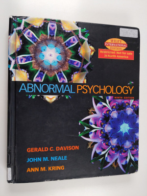 Gerald C. Davison : Abnormal psychology