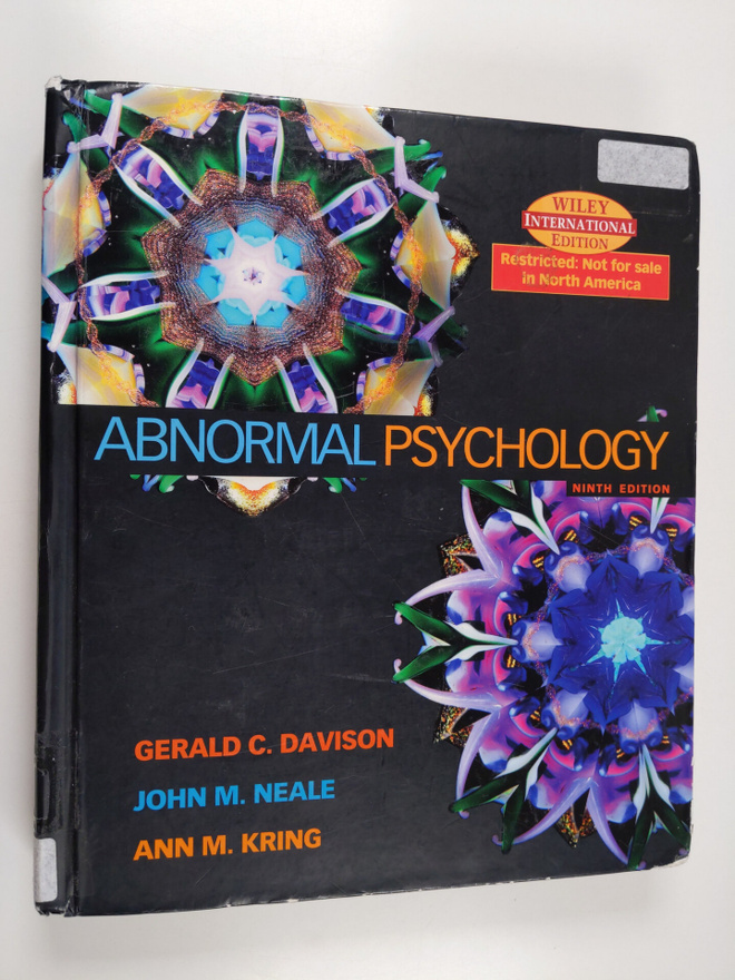 Gerald C. Davison : Abnormal psychology