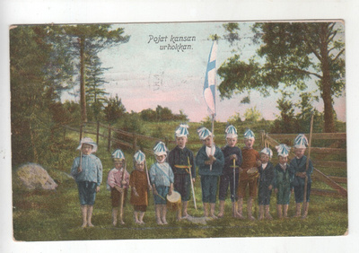 Todella vanha Suomenlippo kortti kulkenut M1901 merkillä