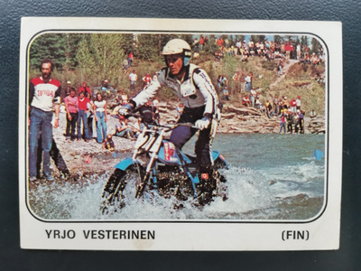 1979 Panini Moto sport #234 Yrjö Vesterinen
