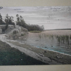 Helsinki, Seurasaari, portaat kalliolle, p. 1915 + sensuuri - pikkukuva 1